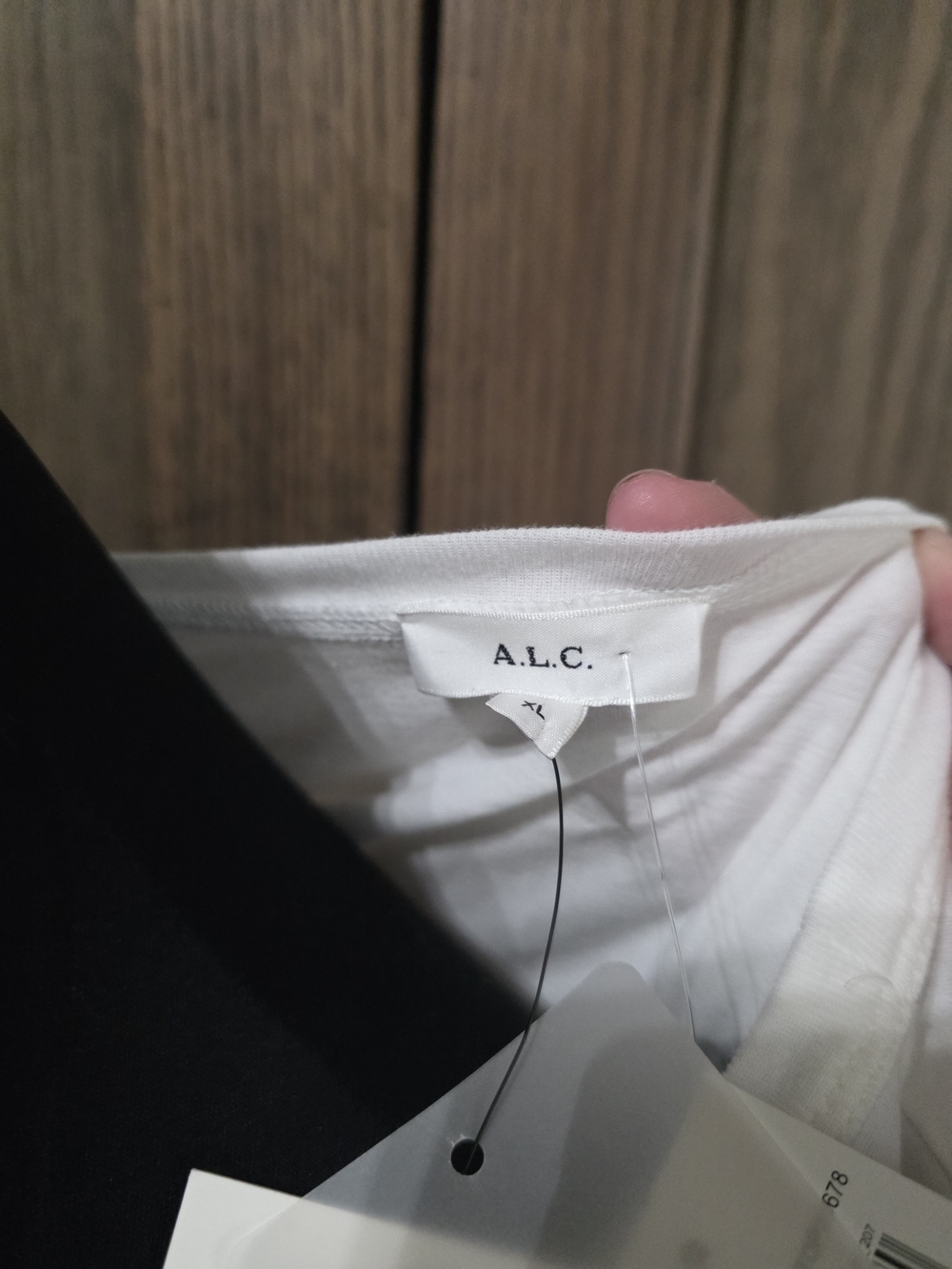 NWT A.L.C. White Puff Sleeve Cotton Tee - Picture 4 of 4